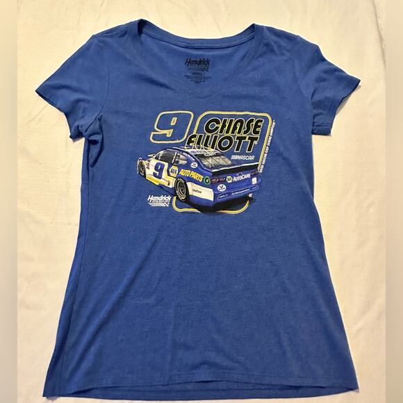 Hendrick Motorsports Chase Elliott Ladies V-Neck Shirt Small - Picture 1 of 2